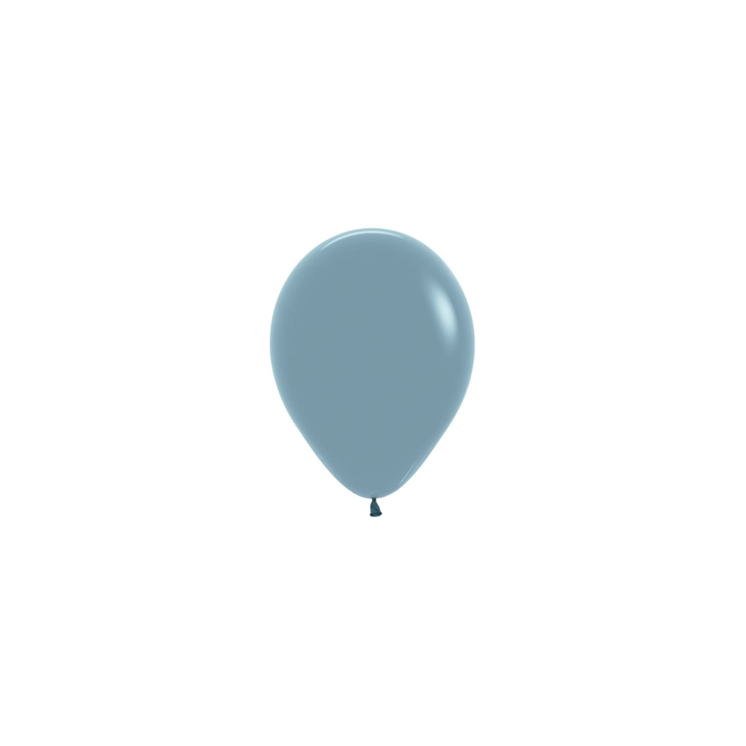 Sempertex Round Pastel Dusk Blue Balloons, 11 Inch